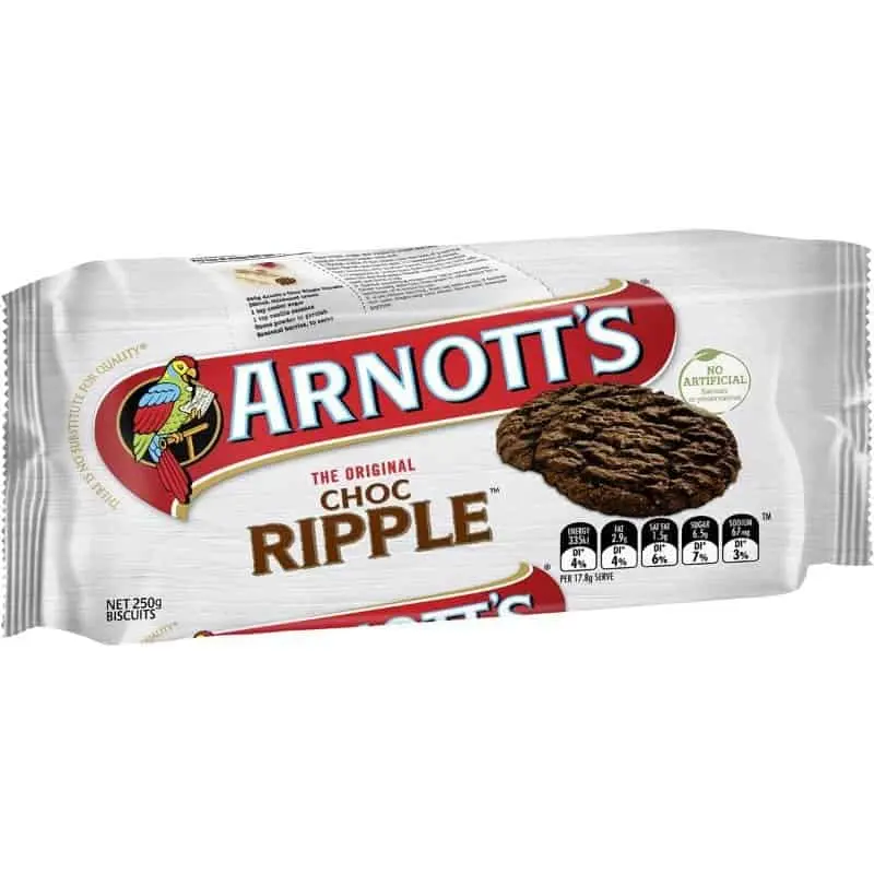 arnotts chocolate ripple - Arnotts todavía hace galletas María
