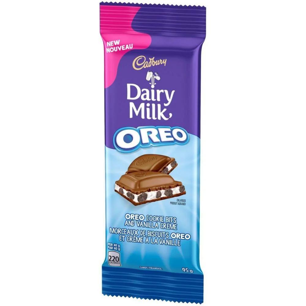 cadbury oreo chocolate bar - Cadbury Dairy Milk Oreo es vegetariana