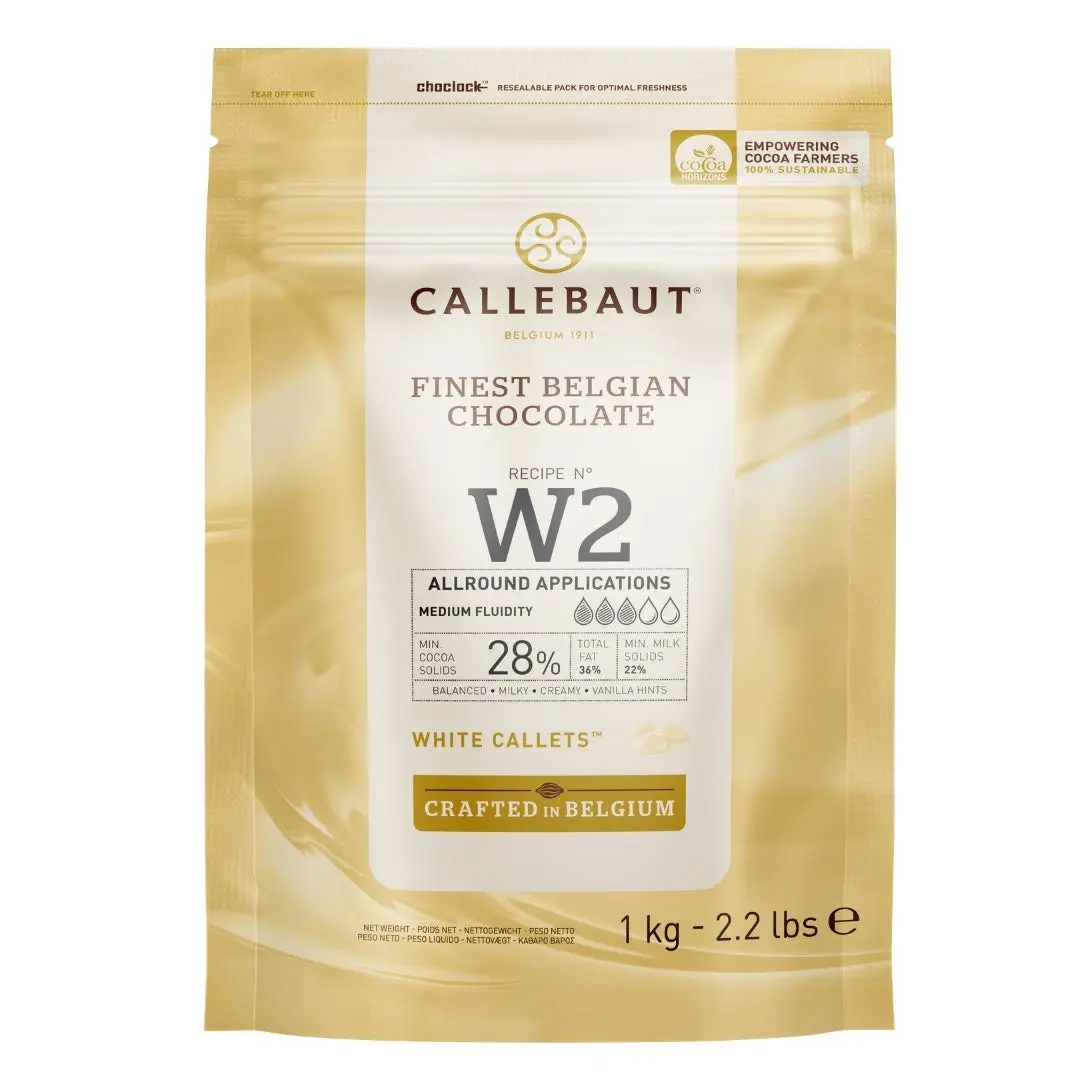 callebaut white chocolate - Callebaut es cobertura de chocolate blanco