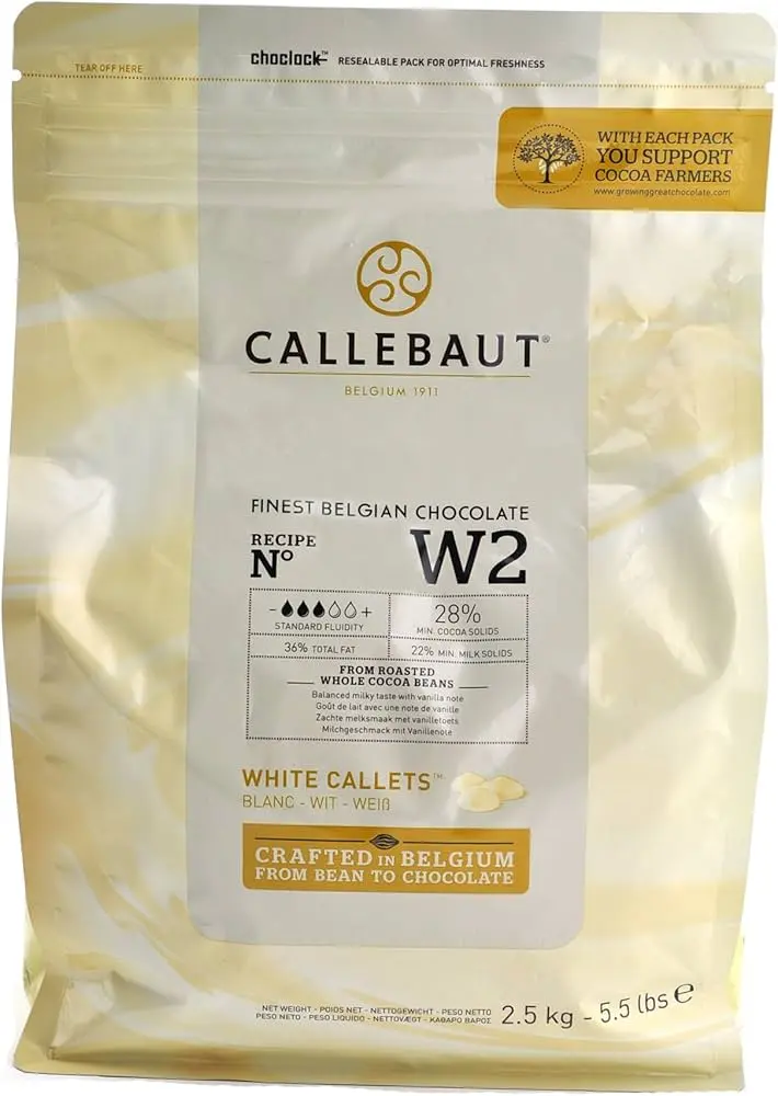 chocolate blanco callebaut precio - Callebaut es cobertura de chocolate blanco