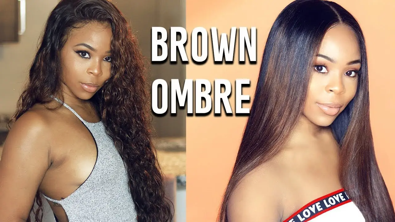 ombre hair chocolate brown - Cómo luce el color ombre