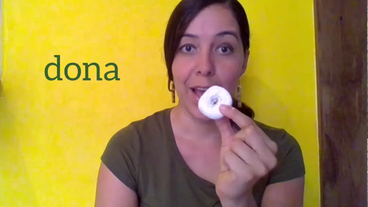 como se dice dona de chocolate en inglés - Cómo pedir una dona en inglés