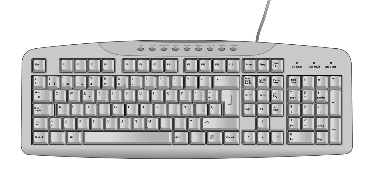 teclado tipo chocolate - Cómo se clasifican los tipos de teclado