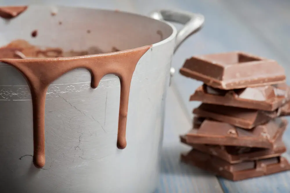 como derretir chocolate a baño maria - Cómo se derrite el chocolate en una olla