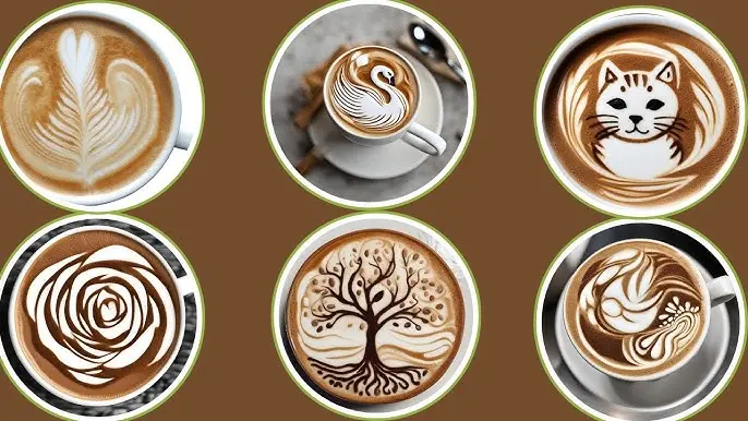 arte latte con chocolate - Cómo se llama el arte de hacer dibujos en el café