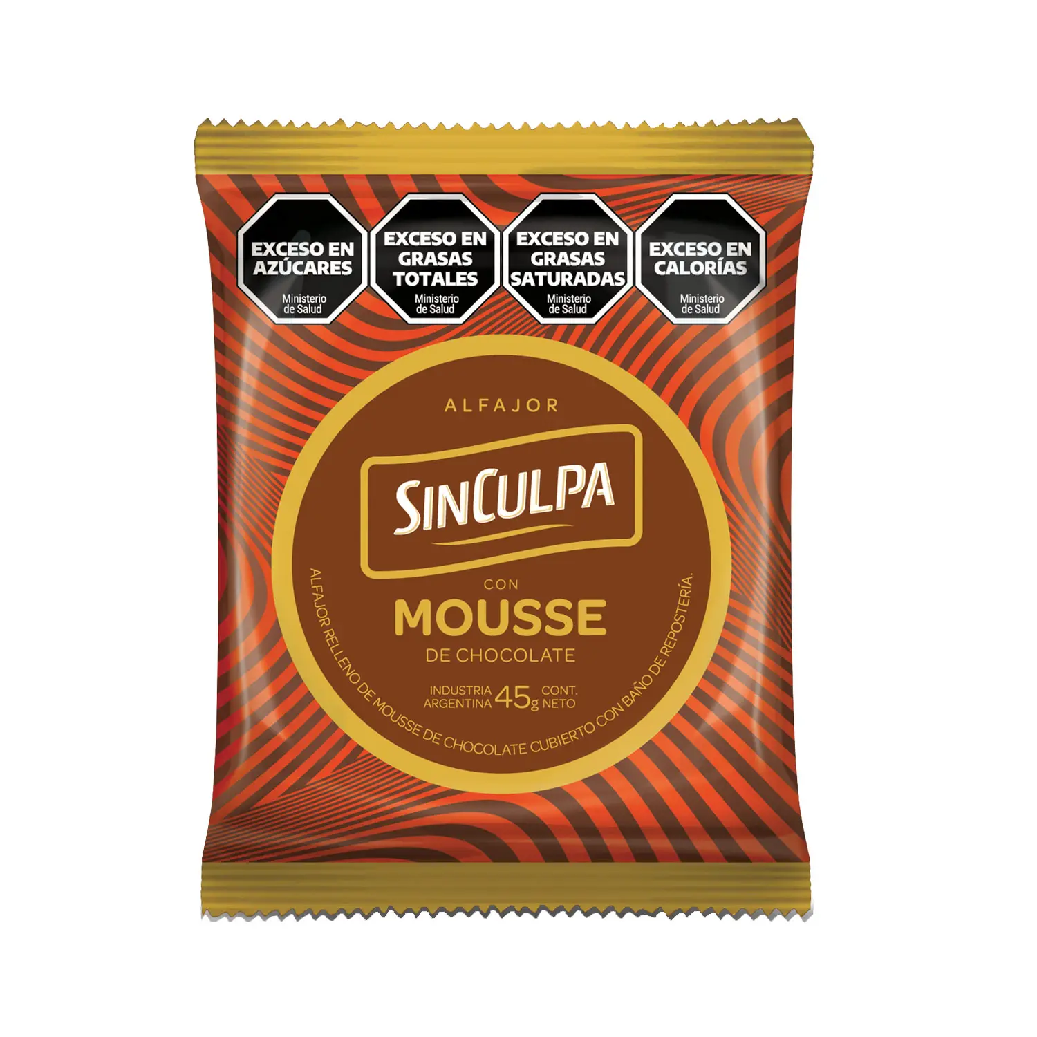 alfajor chocolate sin culpa calorias - Cuántas calorías tiene el alfajor sin culpa