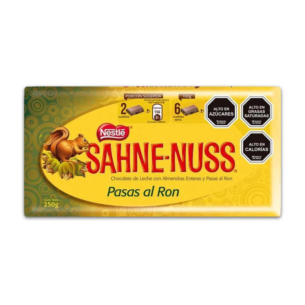 chocolate sahne nuss precio - Cuántas calorías tiene un pedazo de chocolate Sahne Nuss