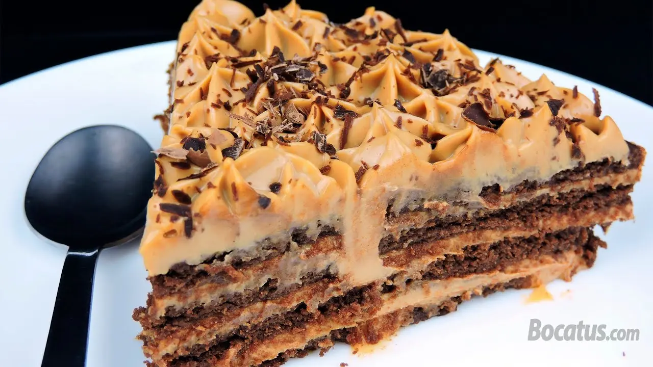postre con galletas de chocolate y dulce de leche - Cuántas calorías tiene una galleta de dulce de leche