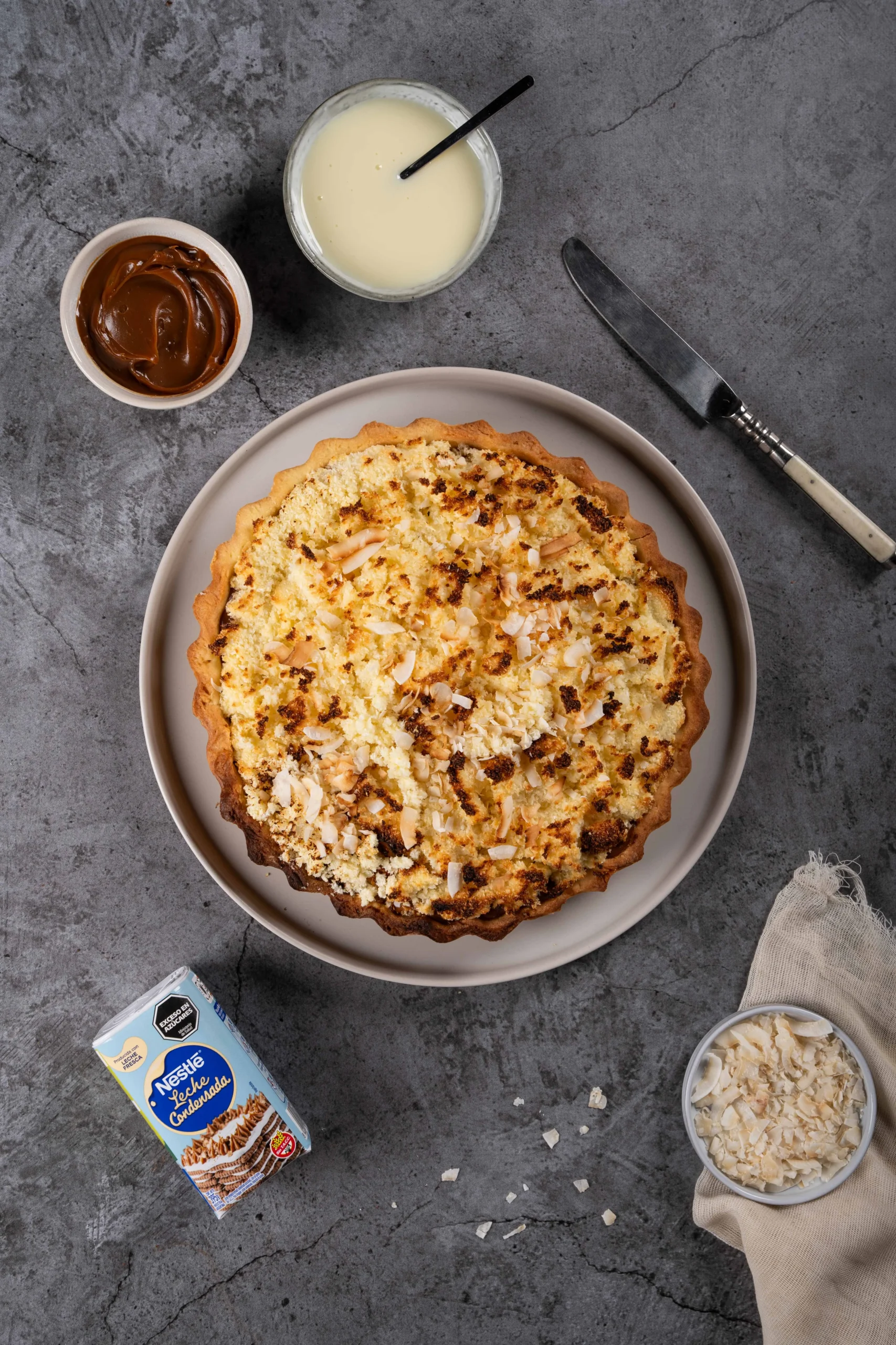 postres de coco y chocolate - Cuántas calorías tiene una torta de coco y dulce de leche