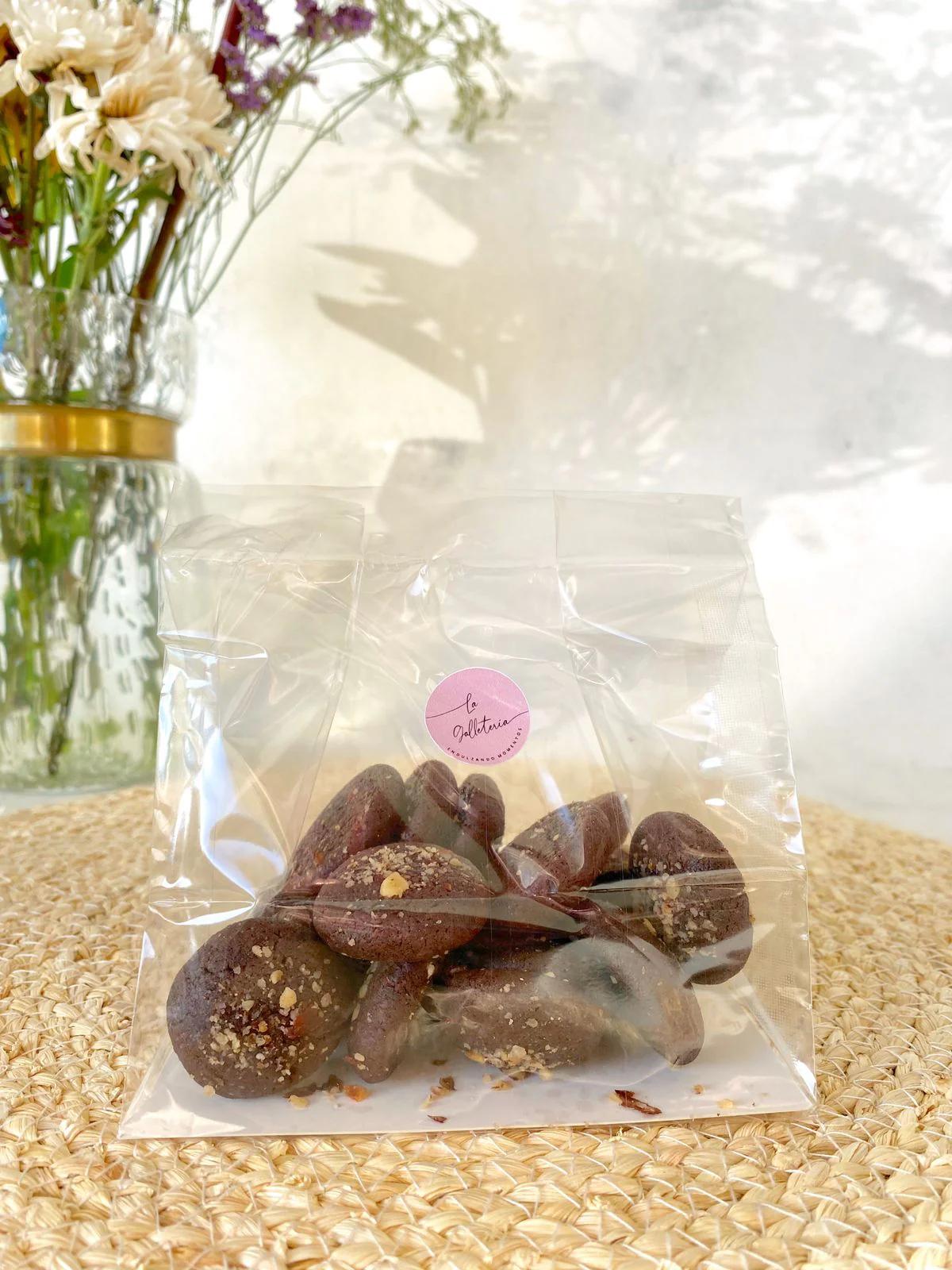 como hacer galletas de chocolate con cacao - Cuántas galletas de chocolate son 100 gramos