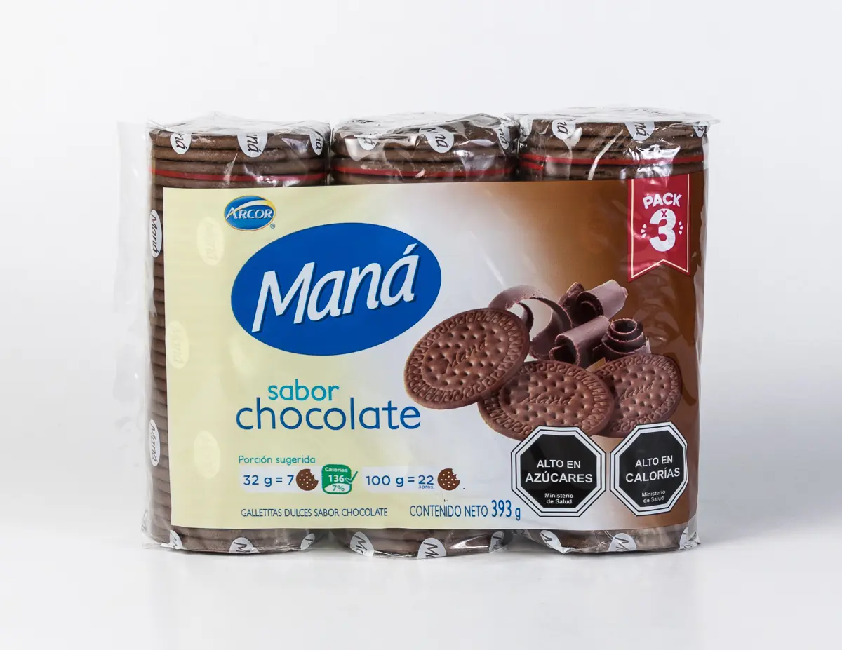 galletas mana chocolate - Cuántas galletas trae un paquete de galletas Mana