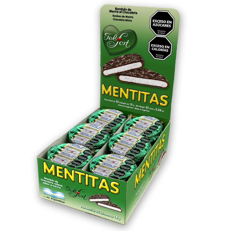 mentitas de chocolate - Cuántas mentitas vienen en una caja