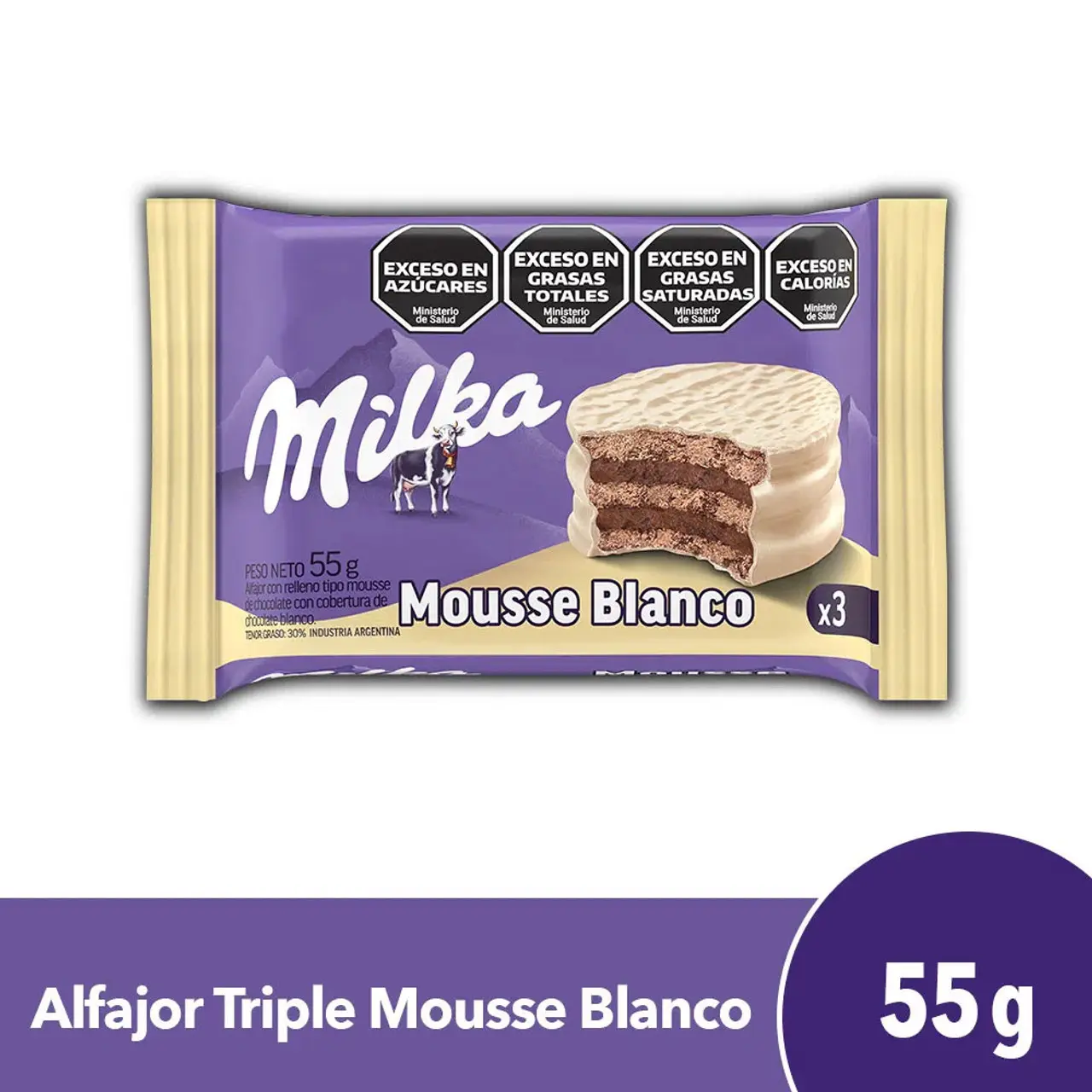 alfajor triple chocolate blanco - Cuánto cuesta un Jorgelin Maxialfajor
