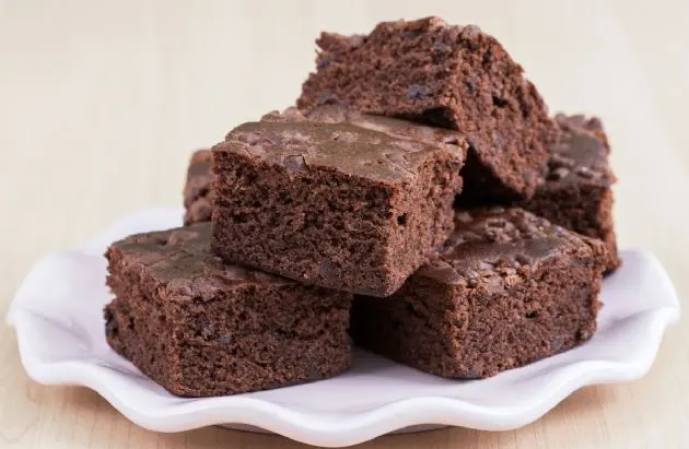 mini brownies de chocolate - Cuánto debe medir un mini brownie