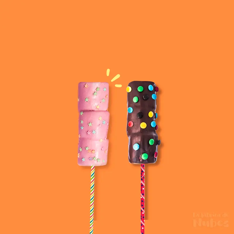 brochetas de masmelos con chocolate - Cuánto duran las brochetas de malvaviscos