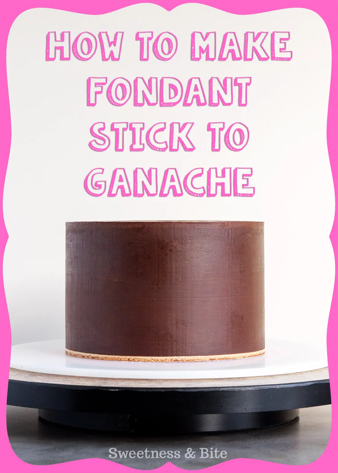 ganache de chocolate blanco para decorar con manga - Cuánto tiempo dejar reposar el ganache antes del fondant