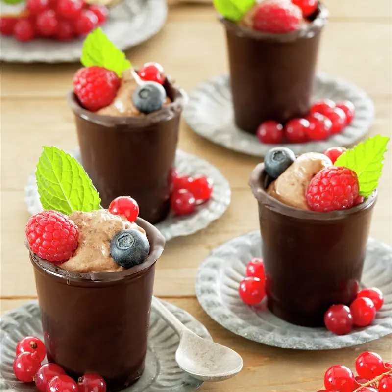 chocolate postres en vasitos - Cuánto tiempo duran los postres en vasitos