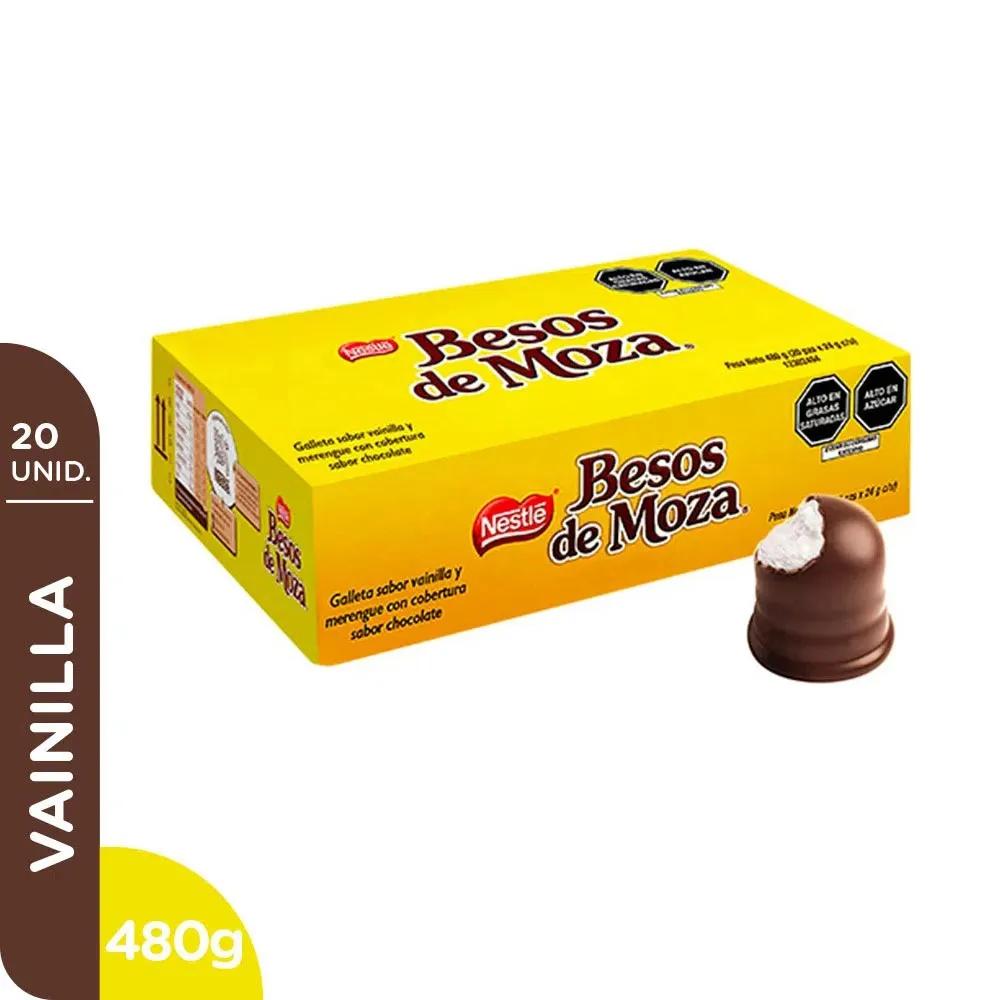 chocolate beso de moza - Cuántos besos de moza vienen en una caja