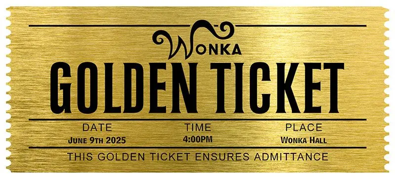golden ticket charlie y la fabrica de chocolate - Cuántos billetes dorados hay en Charlie y la Fábrica de Chocolate