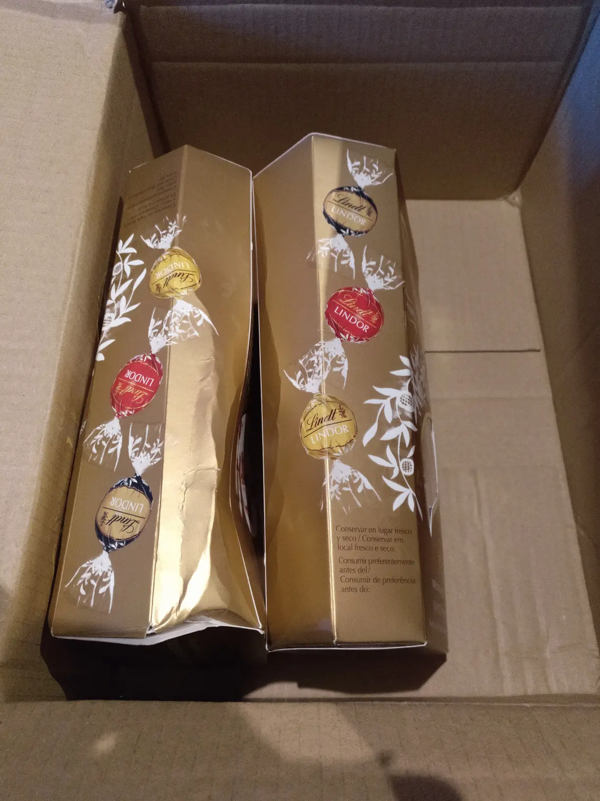 chocolate lindt 300 gr - Cuántos bombones Lindt entran en 600 gramos