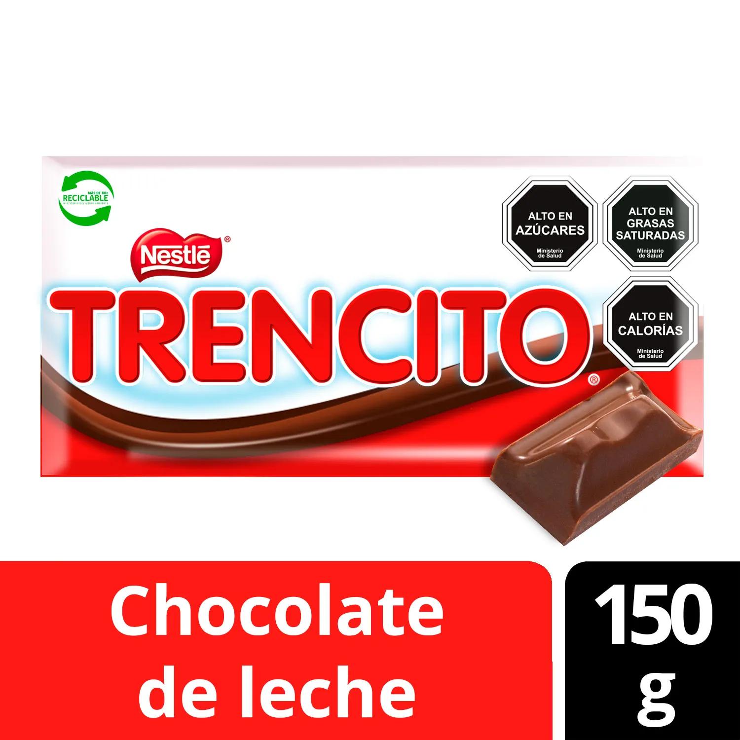 chocolate trencito - Cuántos gramos tiene el trencito grande