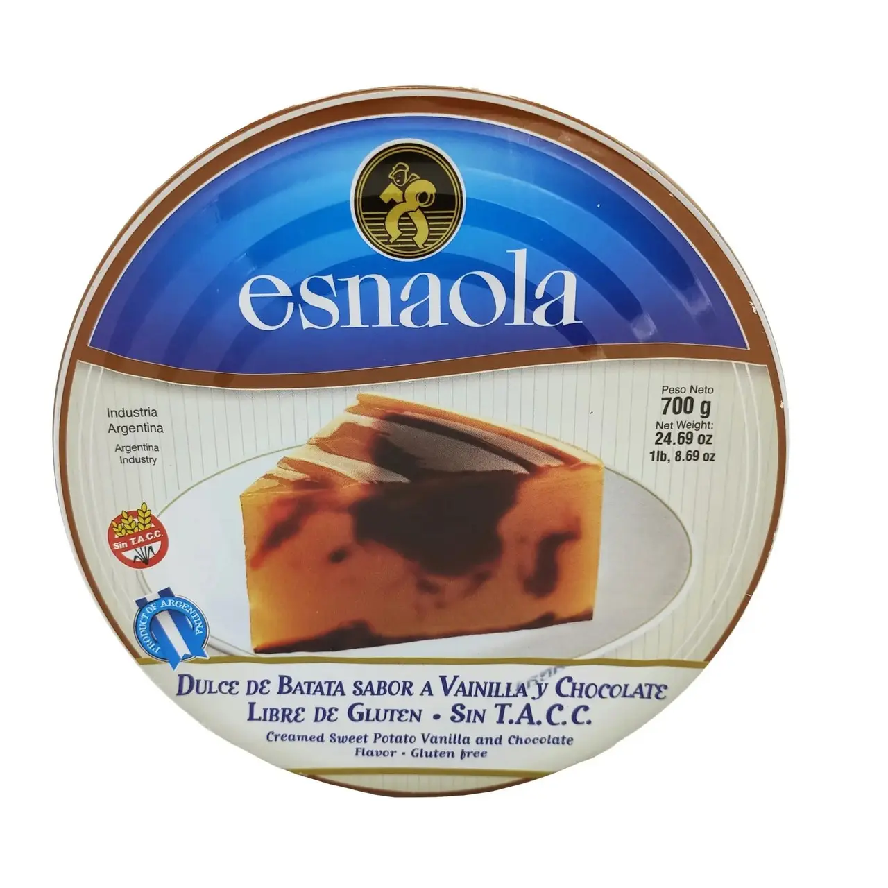 dulce de batata con chocolate en lata - Cuántos kilos trae la lata de dulce de batata