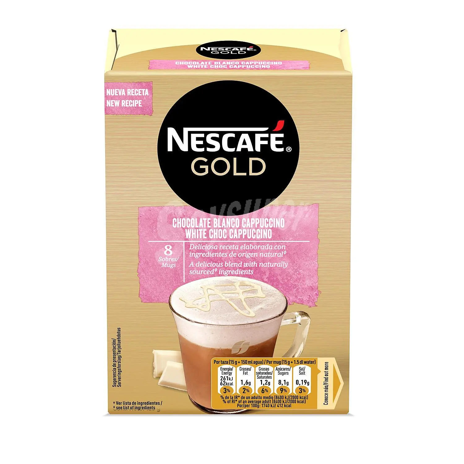 capuchino chocolate blanco - Cuántos tipos de capuchino hay