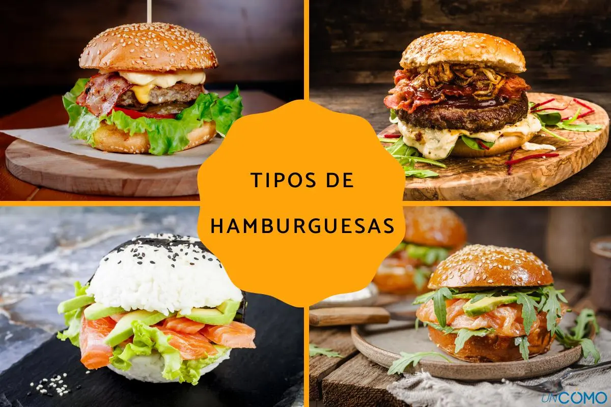 hamburguesa de chocolate - Cuántos tipos de hamburguesa existen