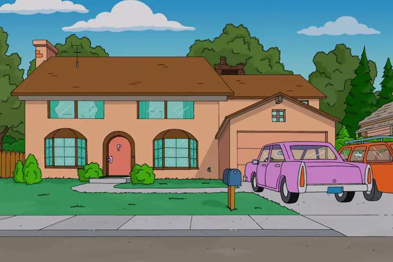 aldea de chocolate de homer - Dónde está la casa real de Los Simpson
