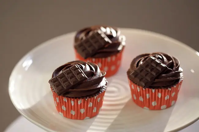 receta cupcakes chocolate alma obregon - Dónde se originaron los cupcakes