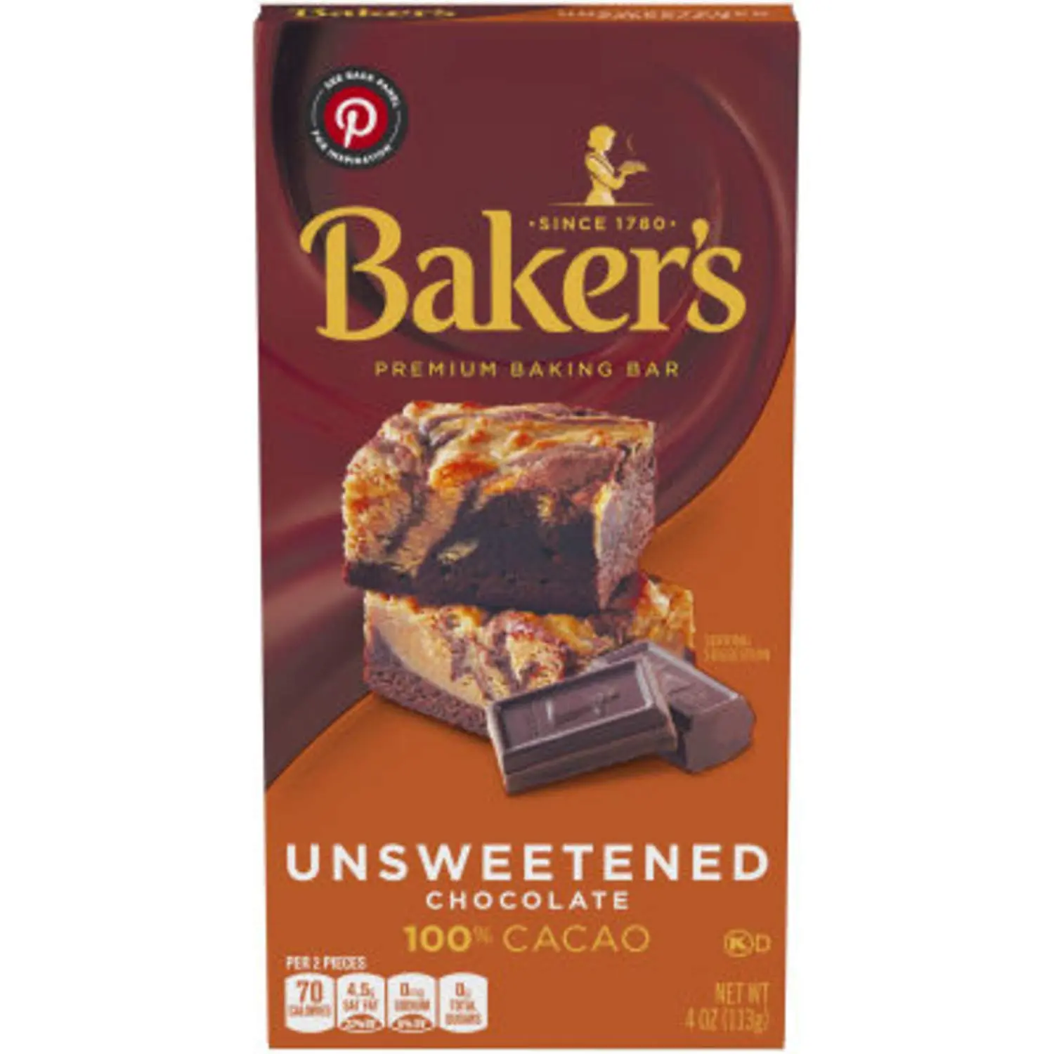 baking chocolate bar - El chocolate de Baker se hizo más pequeño