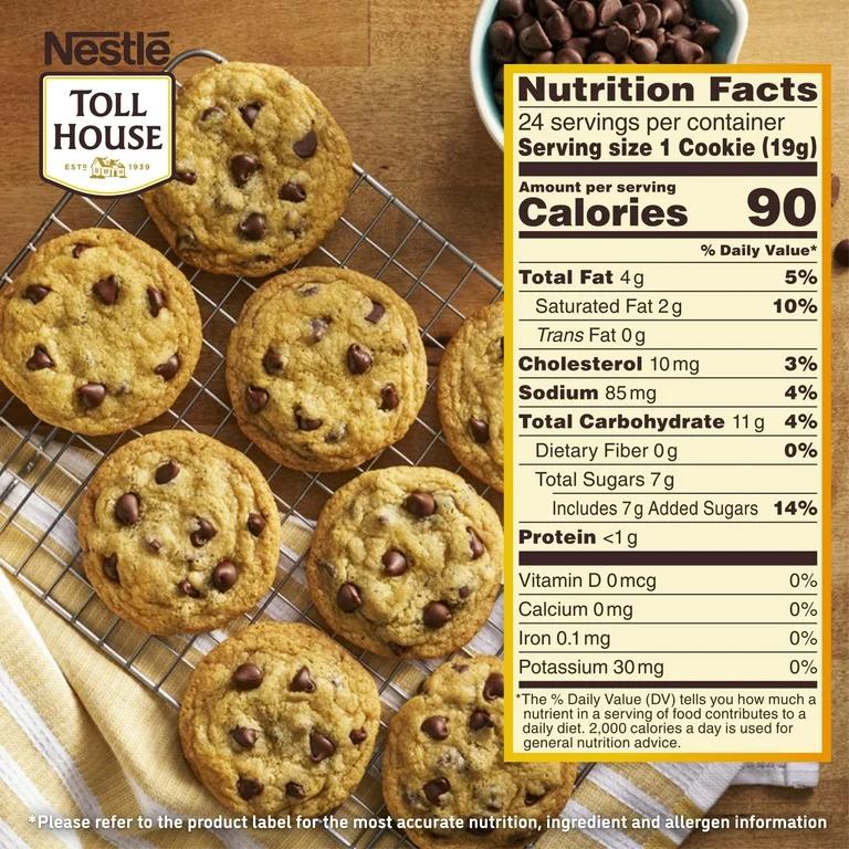 chocolate chip cookie dough nutrition - How many calories are in a chocolate cookie dough
