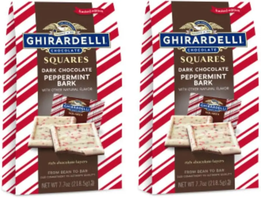 ghirardelli dark chocolate peppermint bark - How many calories are in dark chocolate peppermint bark