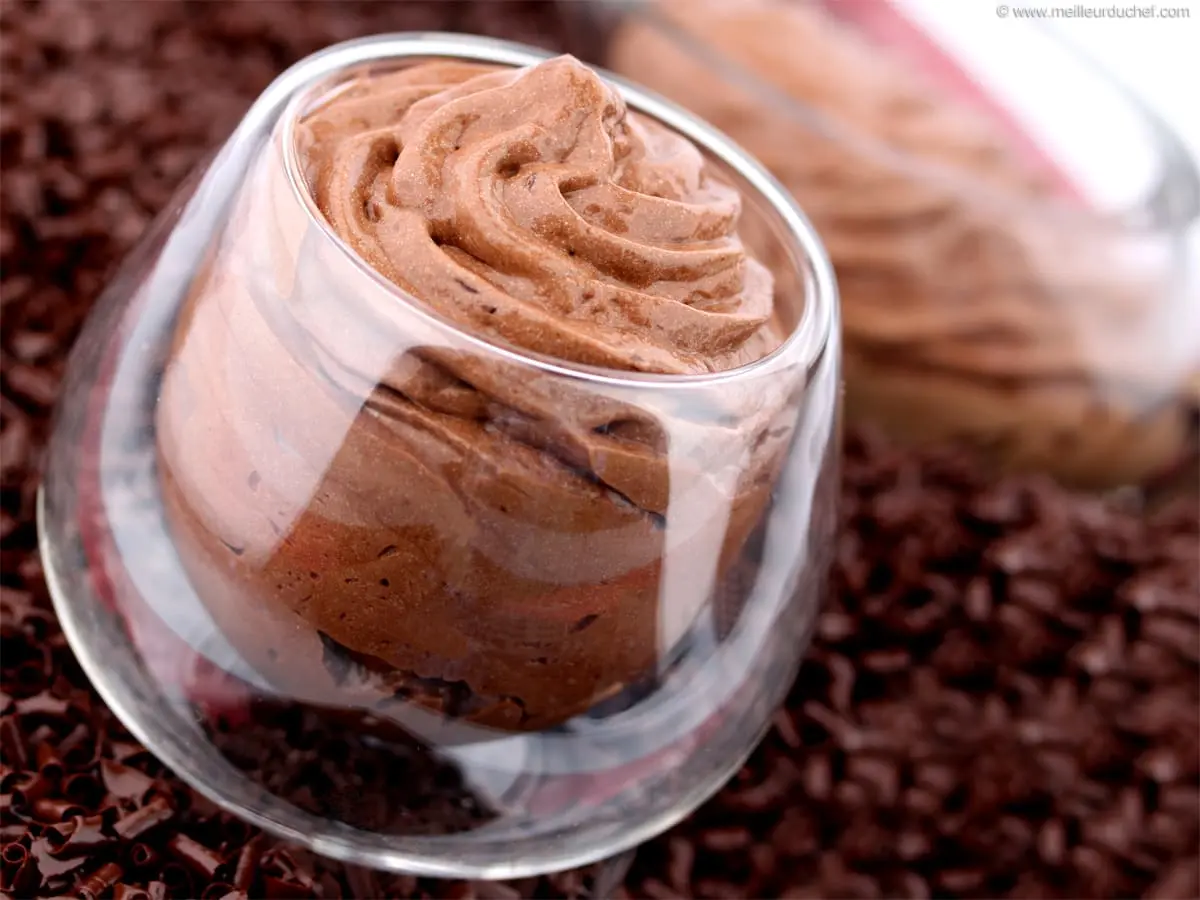 mousse de chocolate italiano - La mousse es francesa o italiana