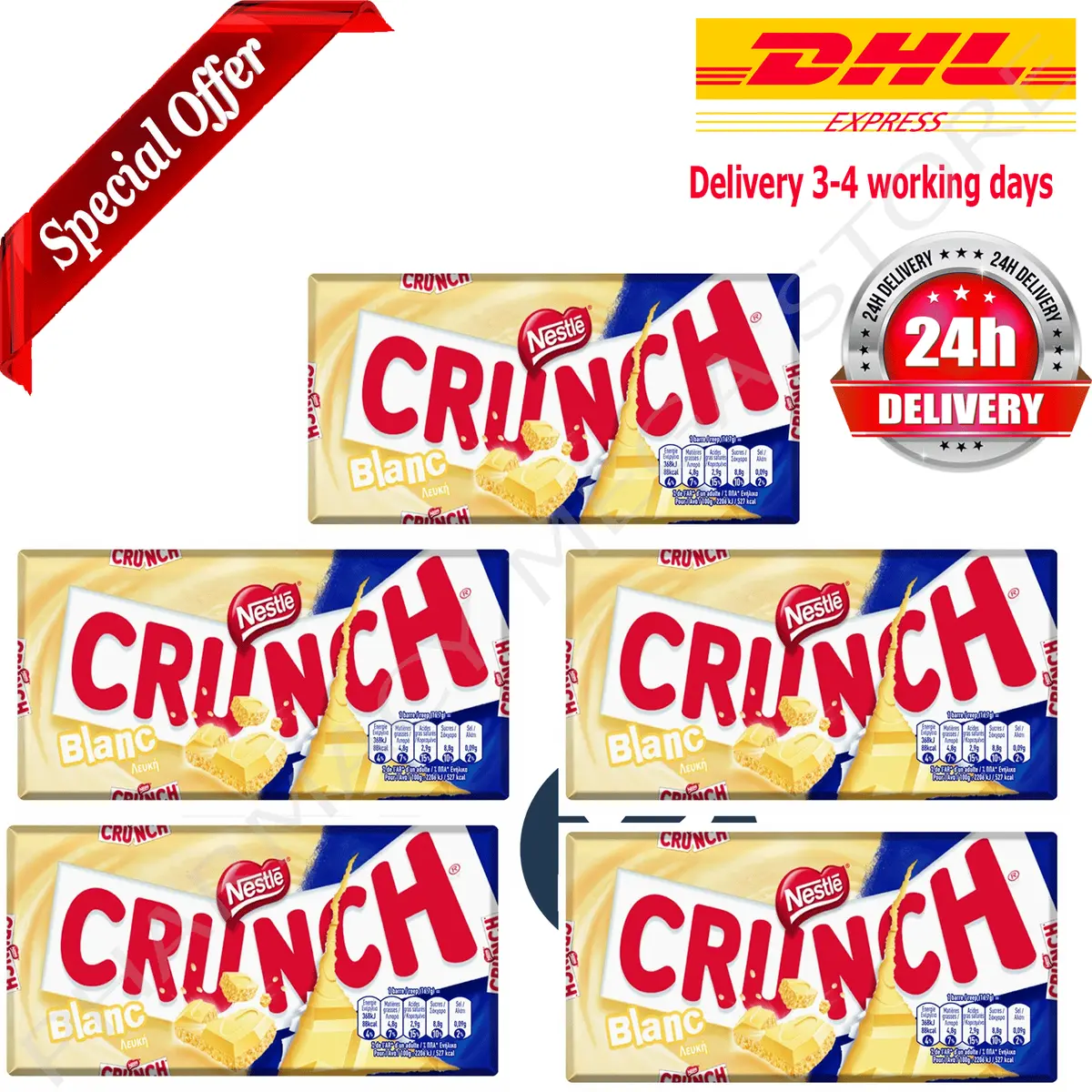 nestle white chocolate crunch bar - Nestlé todavía fabrica barras crujientes