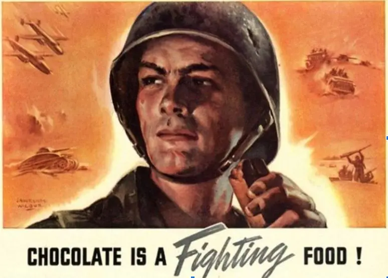 chocolate militar - Por qué les dieron chocolate a los soldados