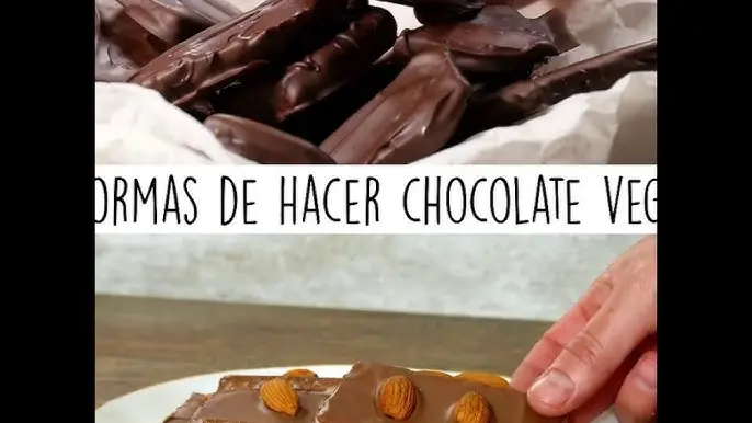 como hacer chocolate vegano - Puedes conseguir chocolate vegano