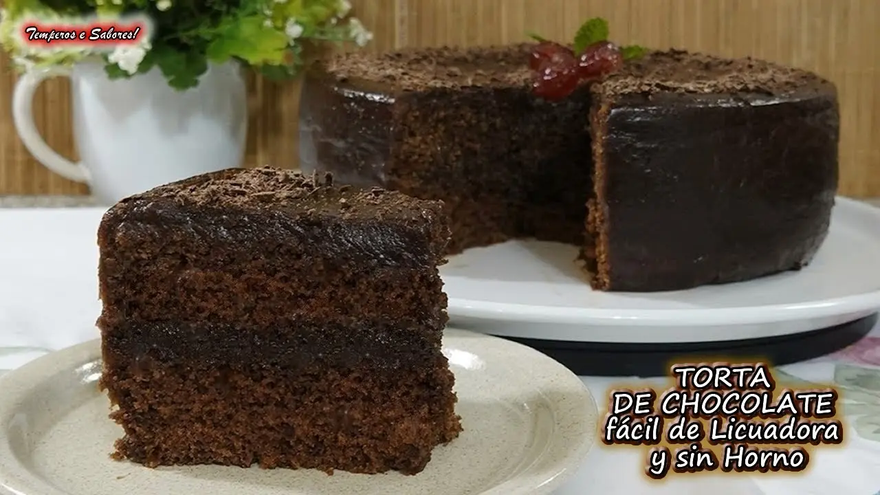 como hacer torta de chocolate en licuadora - Puedo mezclar el pastel en una licuadora