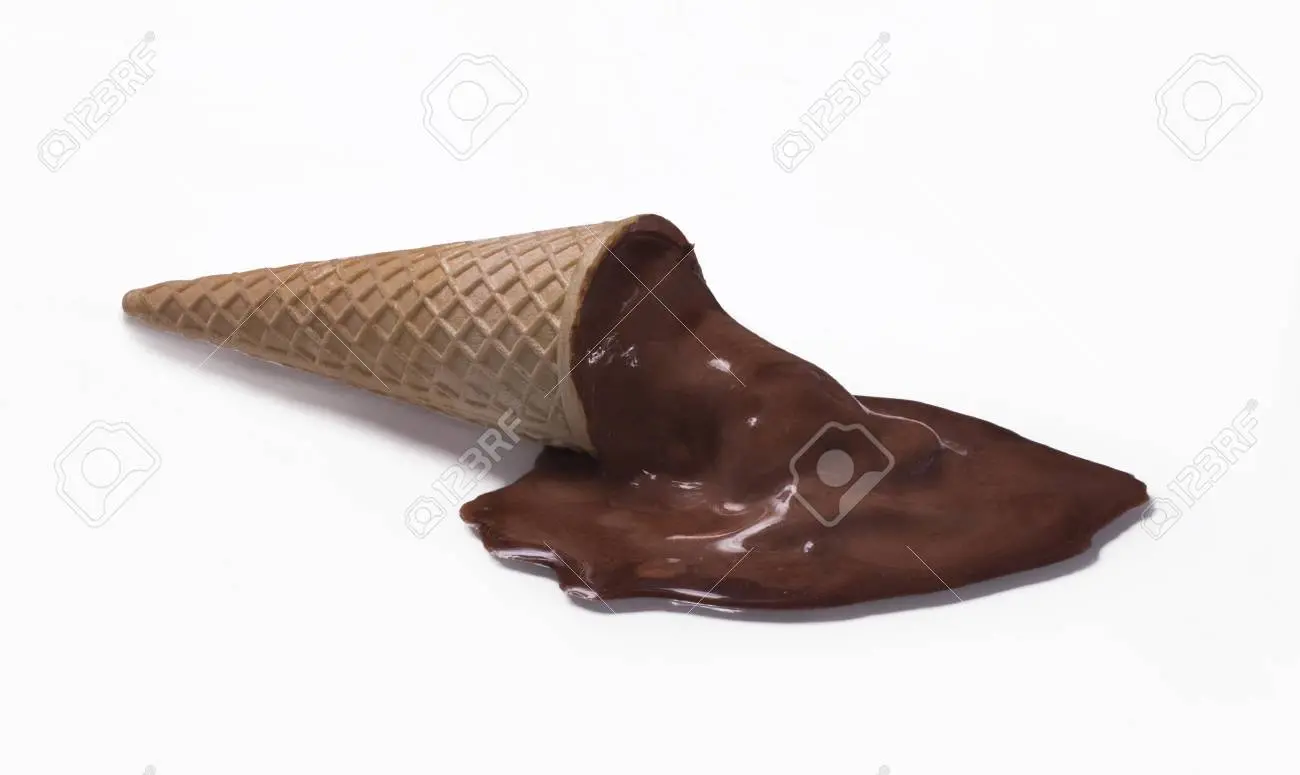 helado de chocolate derretido - Qué cambio es un helado derretido
