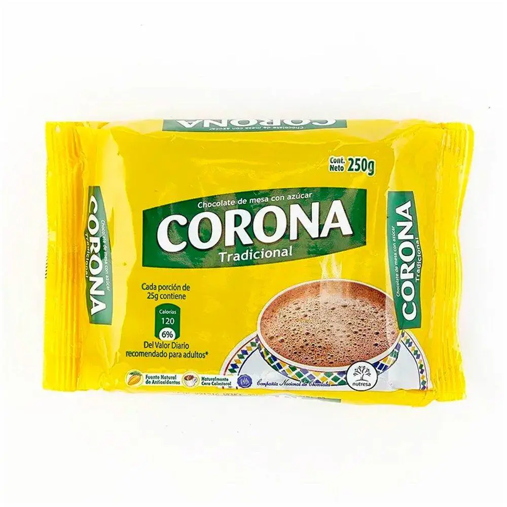chocolate corona - Qué contiene el chocolate corona