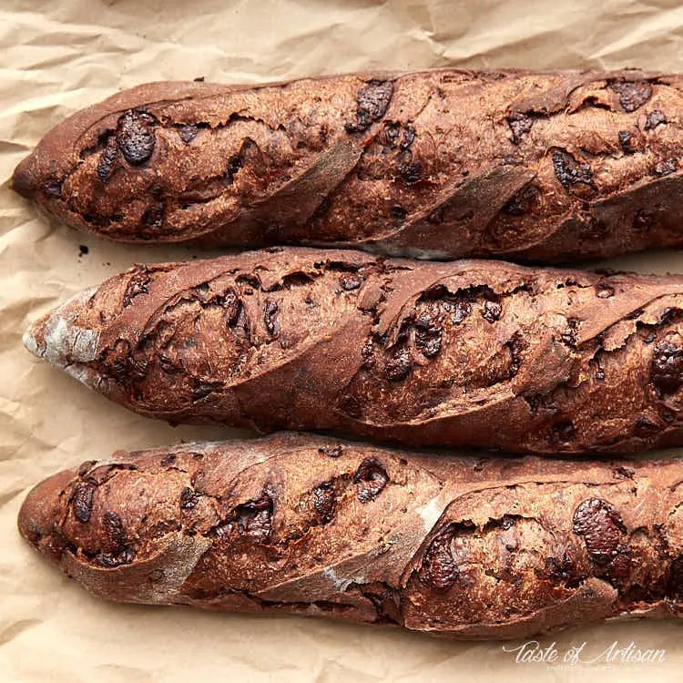 baguette de chocolate - Qué contiene la baguette