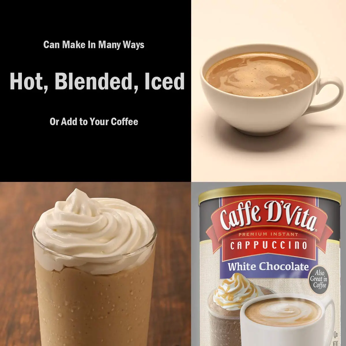 capuchino chocolate blanco - Qué es el capuchino en Argentina