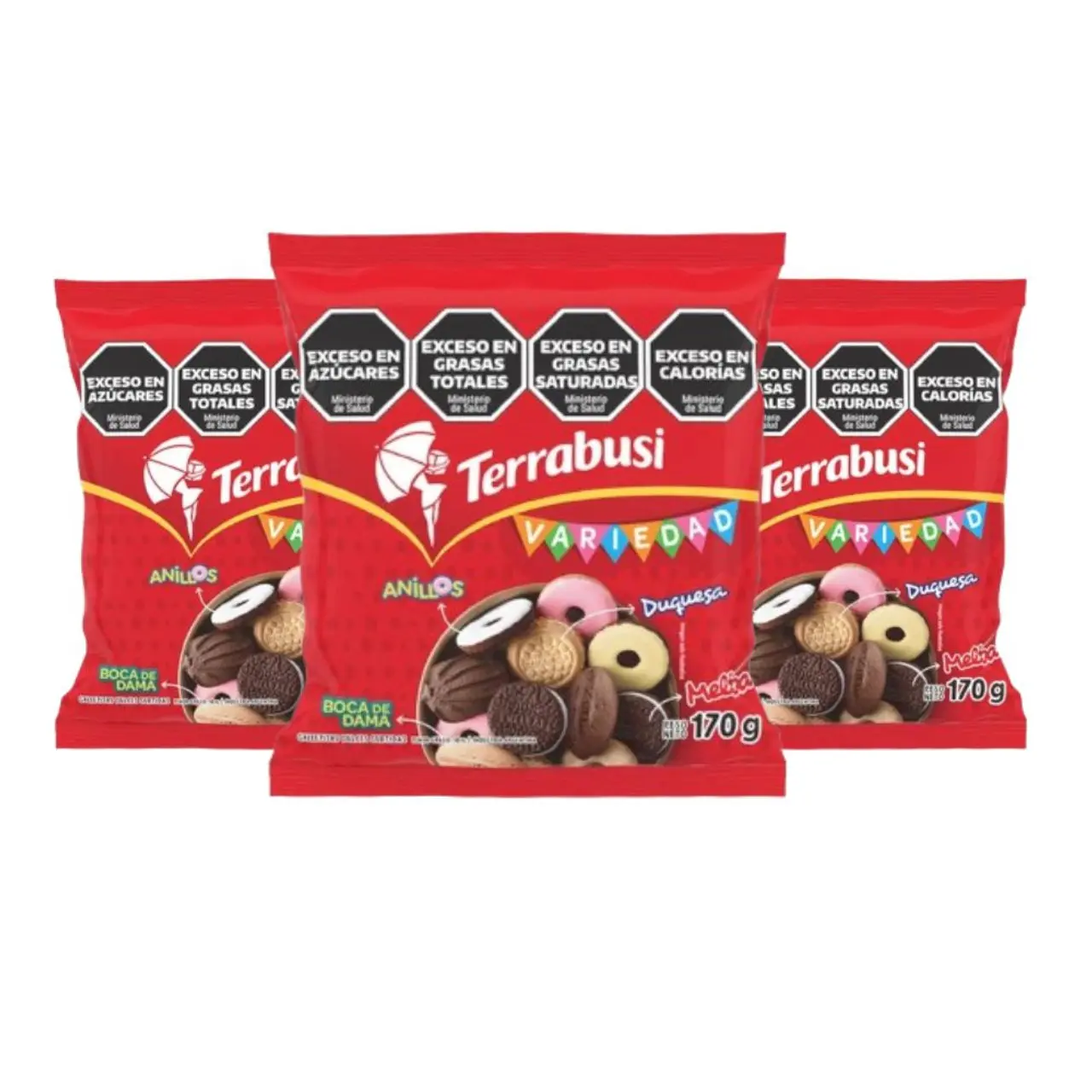 boca de dama chocolate - Qué galletitas vienen en el surtido Terrabusi