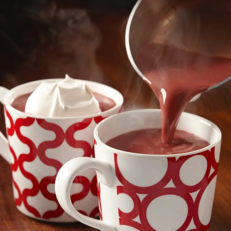 red hot chocolate - Qué hace que el chocolate sea rojo terciopelo