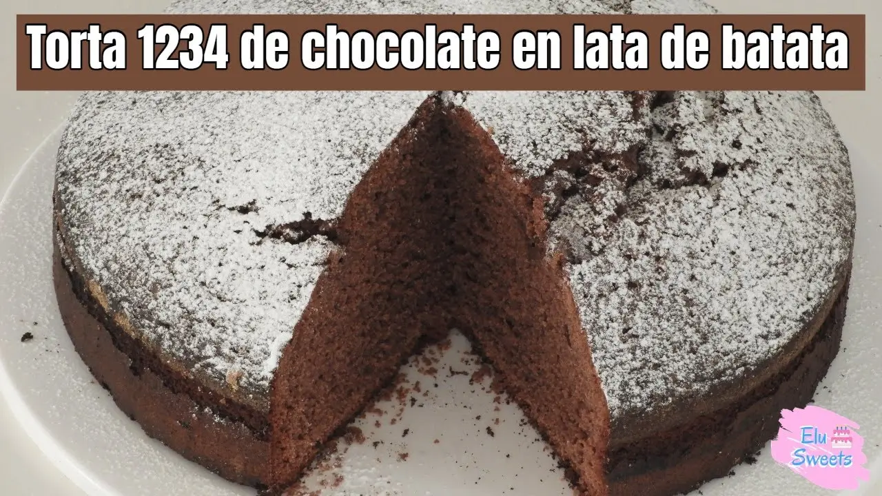 bizcochuelo de chocolate en lata de batata - Qué medida tiene la lata de dulce de batata