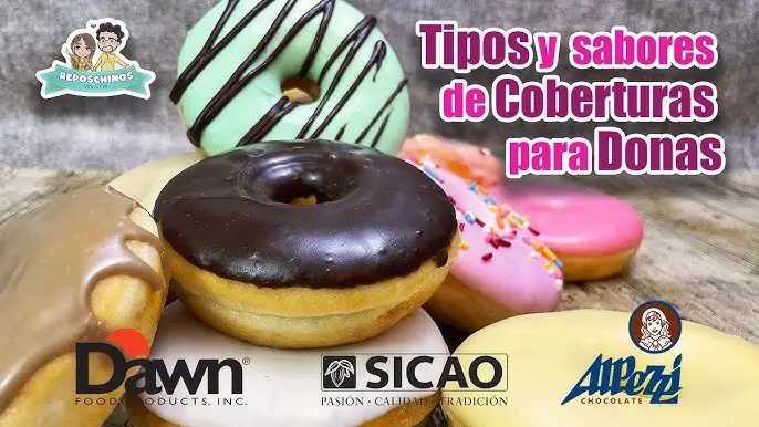 baño chocolate para donas - Qué papel se usa para las donas