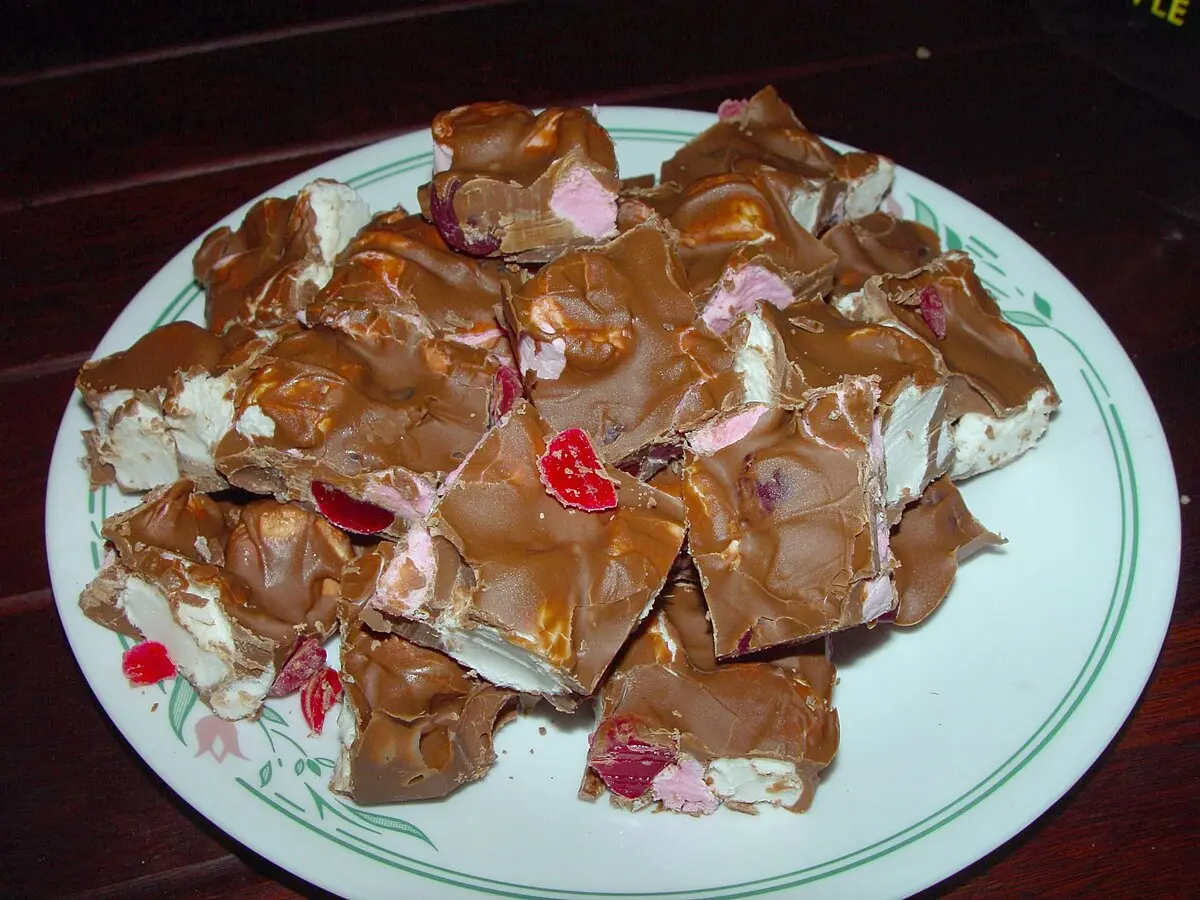 rocky road chocolate bar - Rocky Road es chocolate