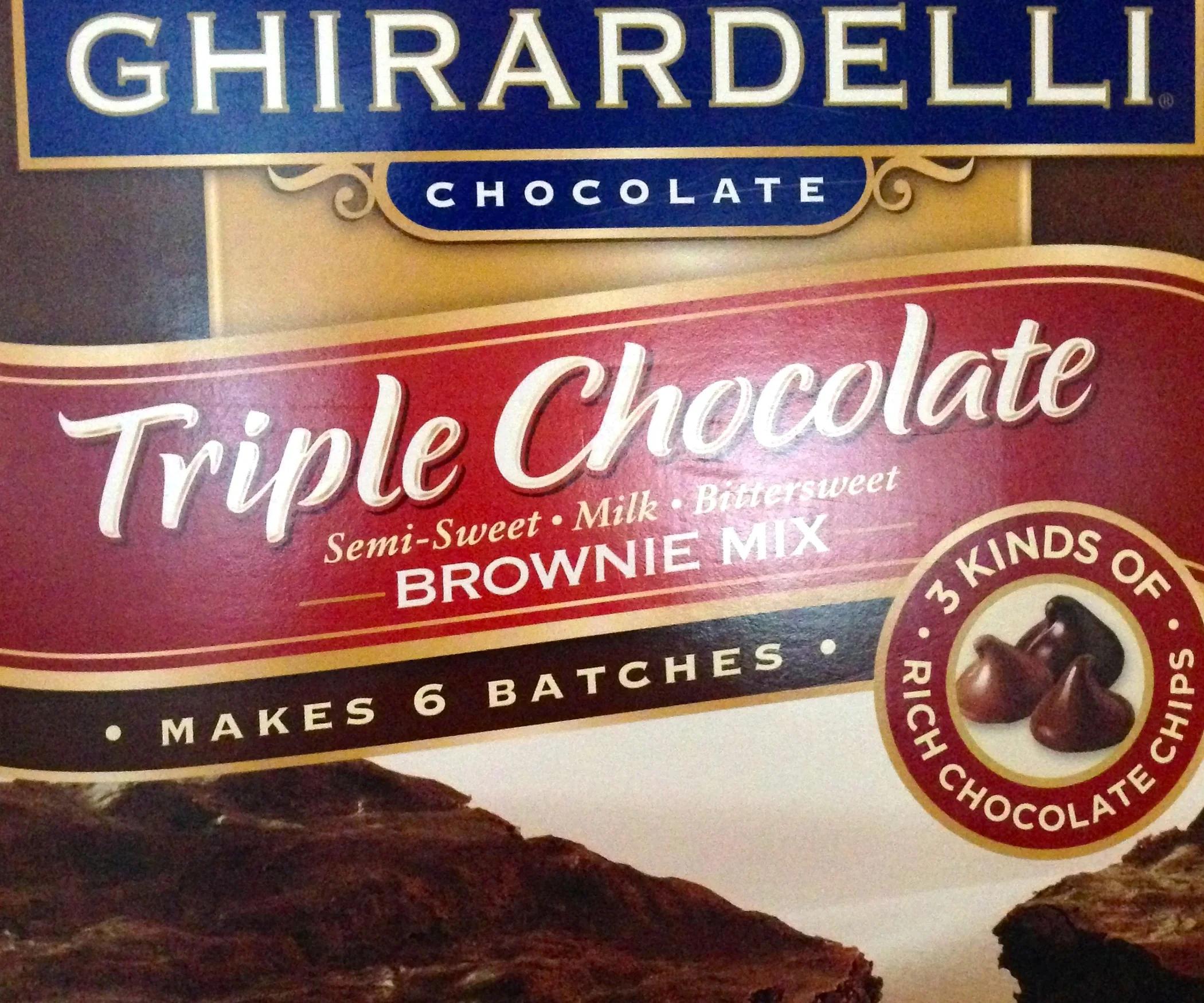 ghirardelli chocolate brownie recipe - What does Ghirardelli brownie mix need