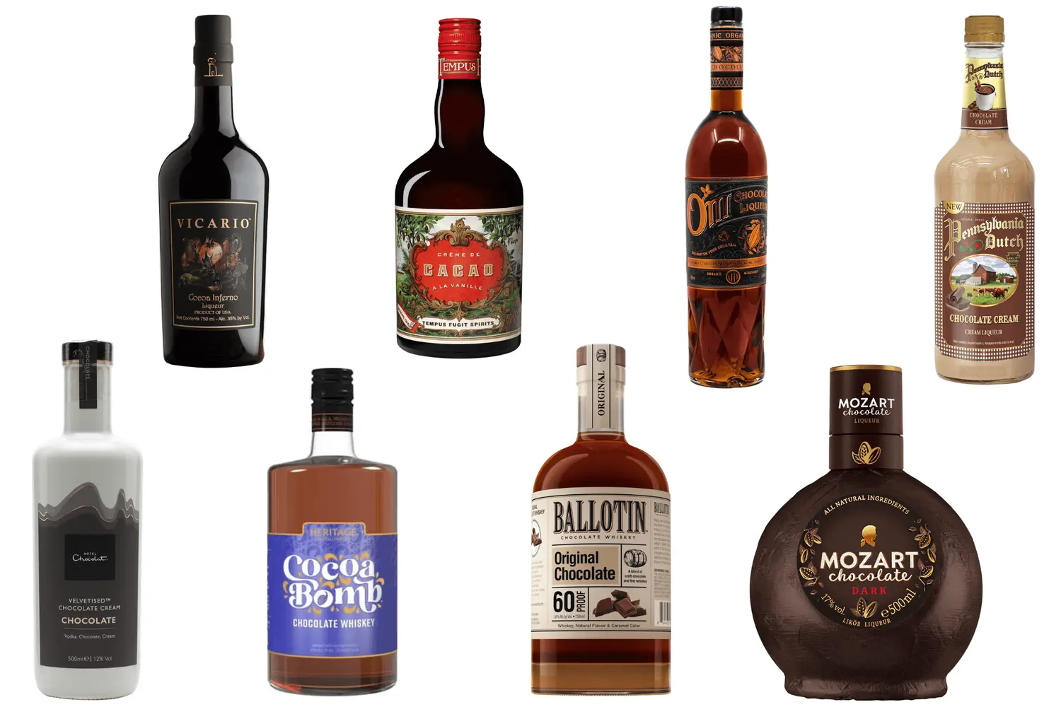 mini chocolate liquor bottles - What is a chocolate liquor called
