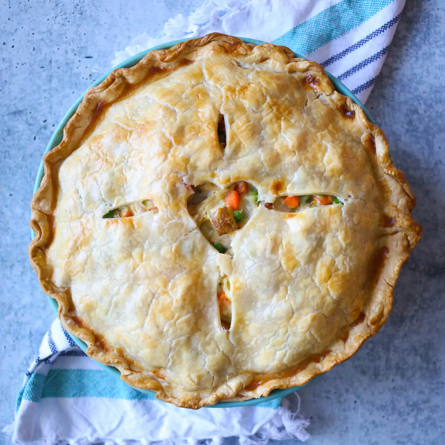 chocolate chicken pot pie - What is chicken pot pie made of